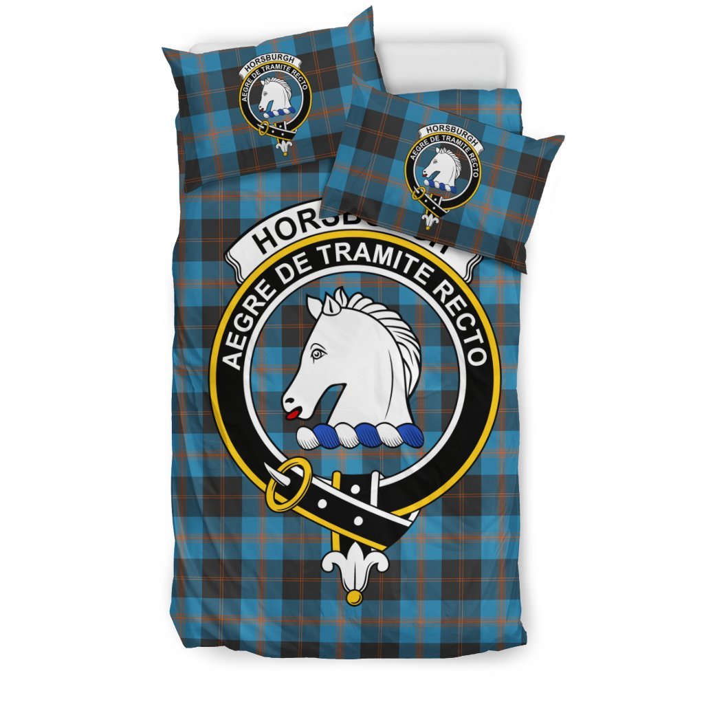 Horsburgh Family Tartan Crest Bedding Set