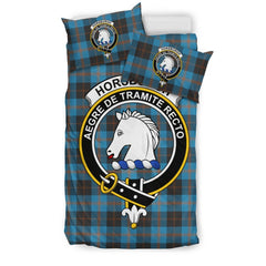 Horsburgh Family Tartan Crest Bedding Set