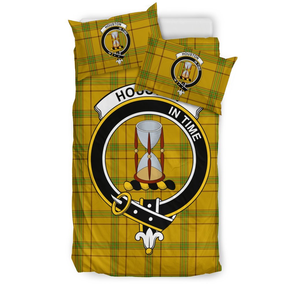 Houston Family Tartan Crest Bedding Set