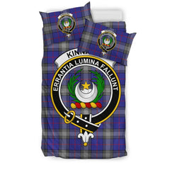 Kinnaird Family Tartan Crest Bedding Set