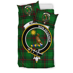 Kinloch Family Tartan Crest Bedding Set