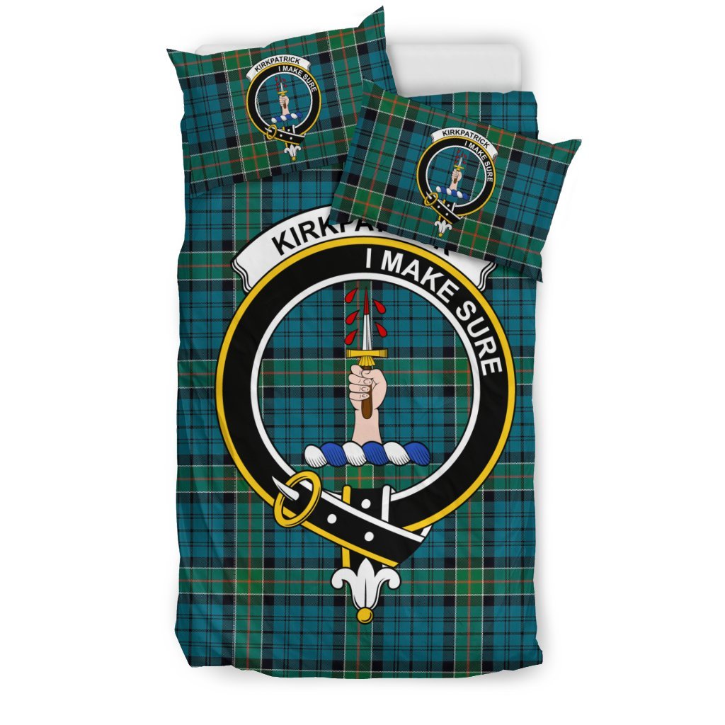 Kirkpatrick Tartan Crest Bedding Set