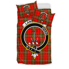 Langlands Family Tartan Crest Bedding Set