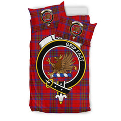 Leslie (Earl Of Rothes) Family Tartan Crest Bedding Set