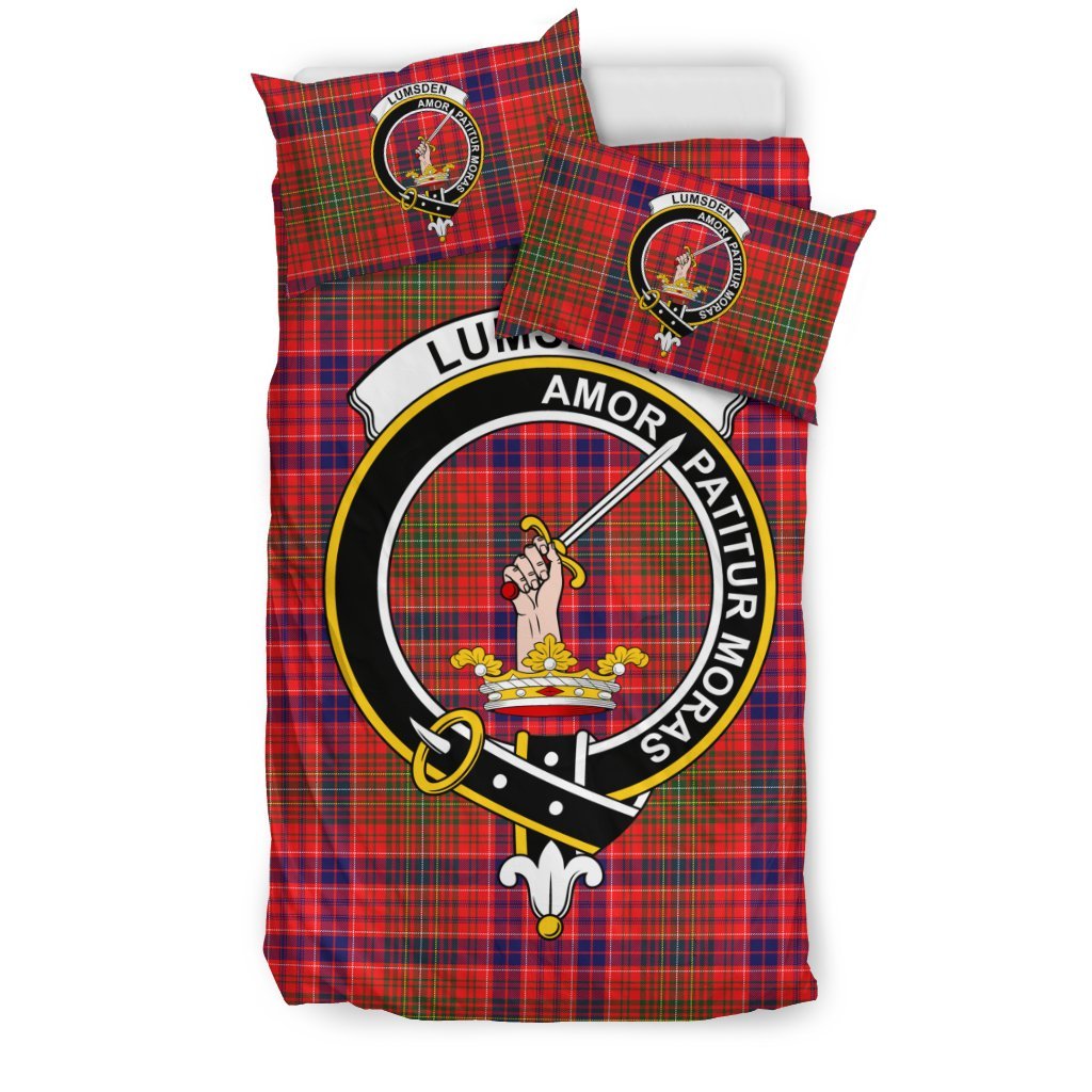 Lumsden Family Tartan Crest Bedding Set