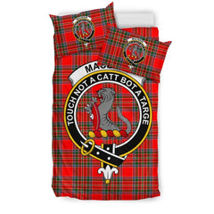 Macbain Family Tartan Crest Bedding Set