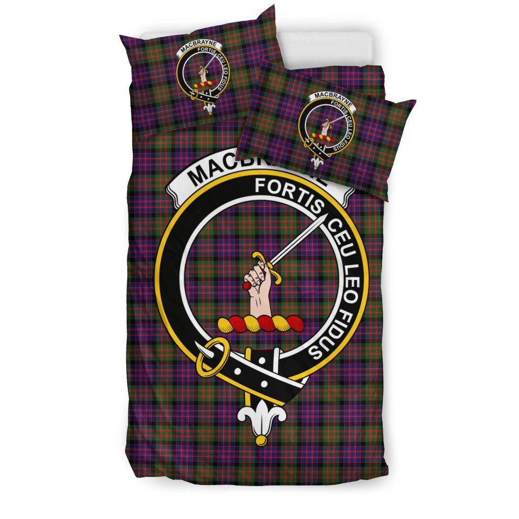 Macbrayne Family Tartan Crest Bedding Set