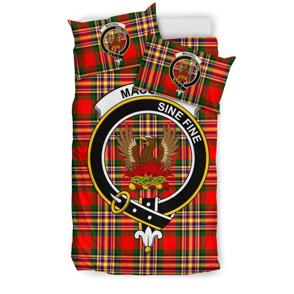 Macgill (Makgill) Family Tartan Crest Bedding Set