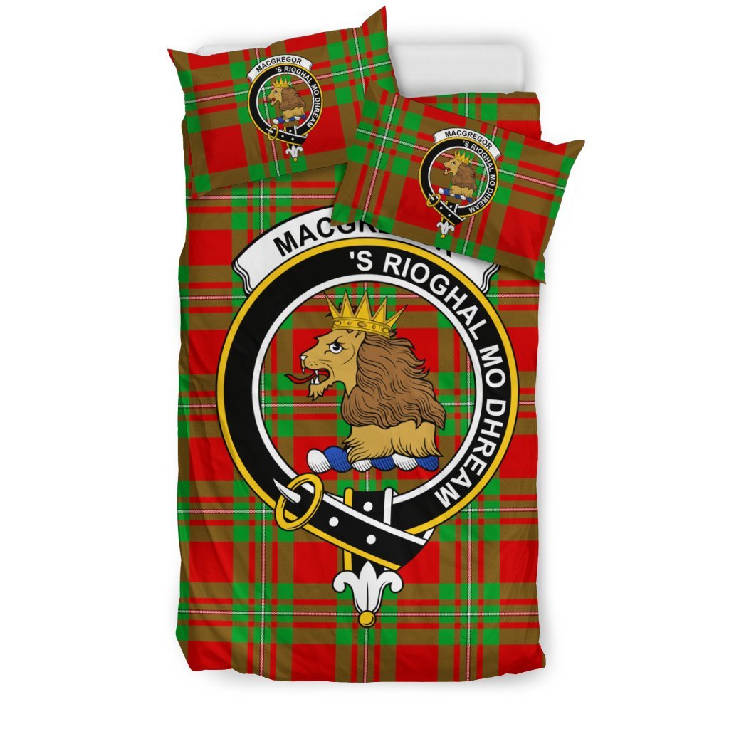 Macgregor Family Tartan Crest Bedding Set