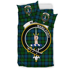 Mackay Family Tartan Crest Bedding Set