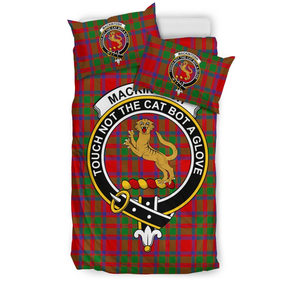 Mackintosh Family Tartan Crest Bedding Set