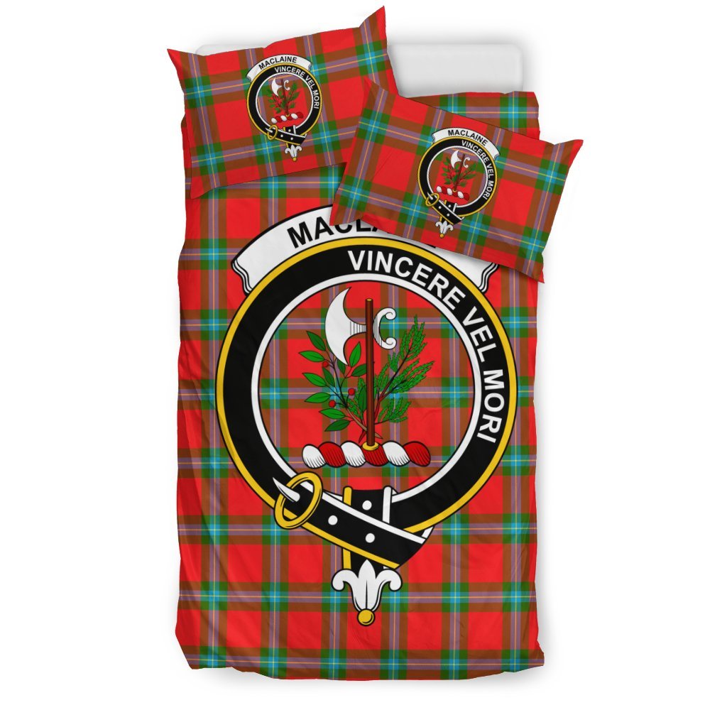 Maclaine (Of Lochbuie) Family Tartan Crest Bedding Set