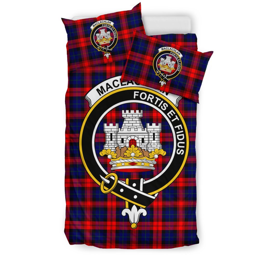 Maclachlan Family Tartan Crest Bedding Set