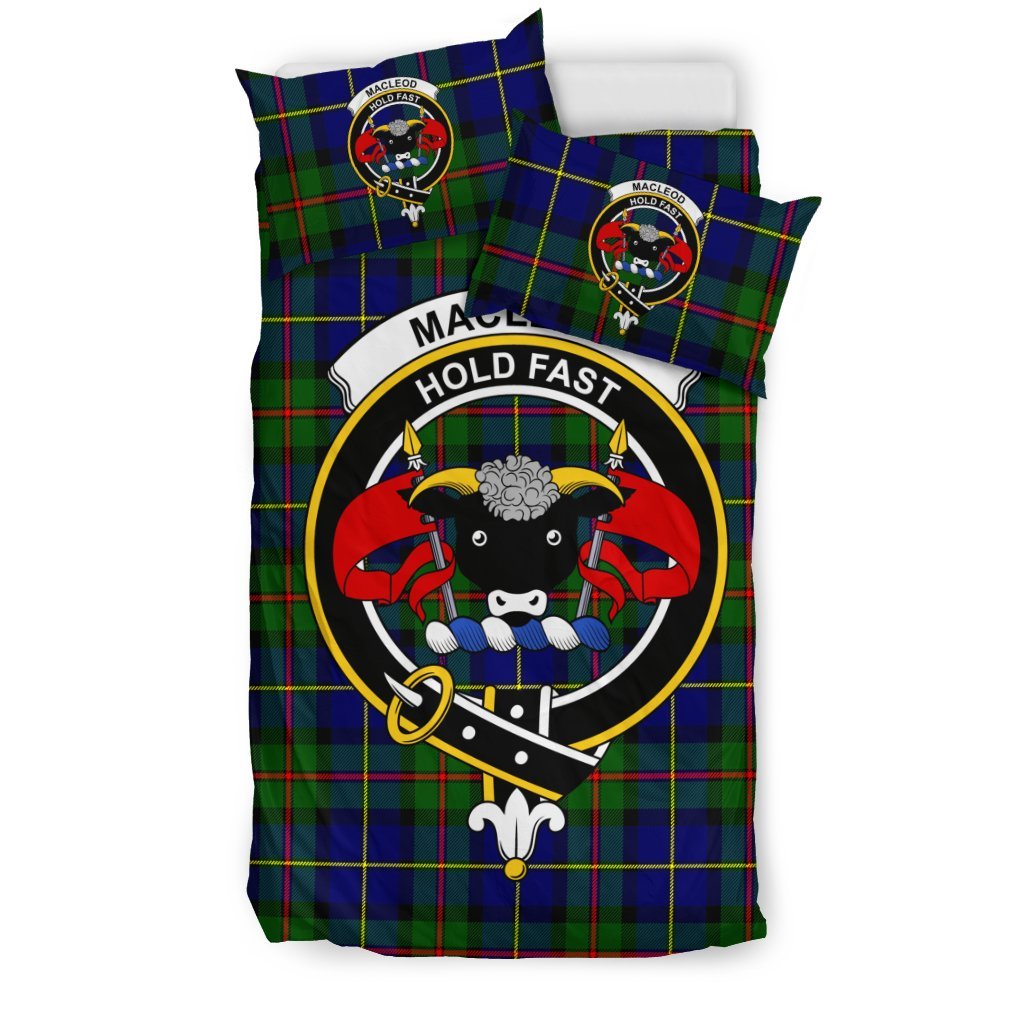 Macleod Family Tartan Crest Bedding Set