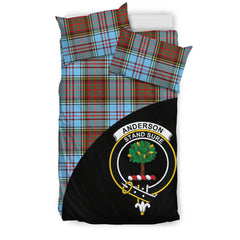 Anderson Ancient Tartan Crest Wave Style Bedding Set