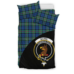 Baird Ancient Family Tartan Crest Wave Style Bedding Set