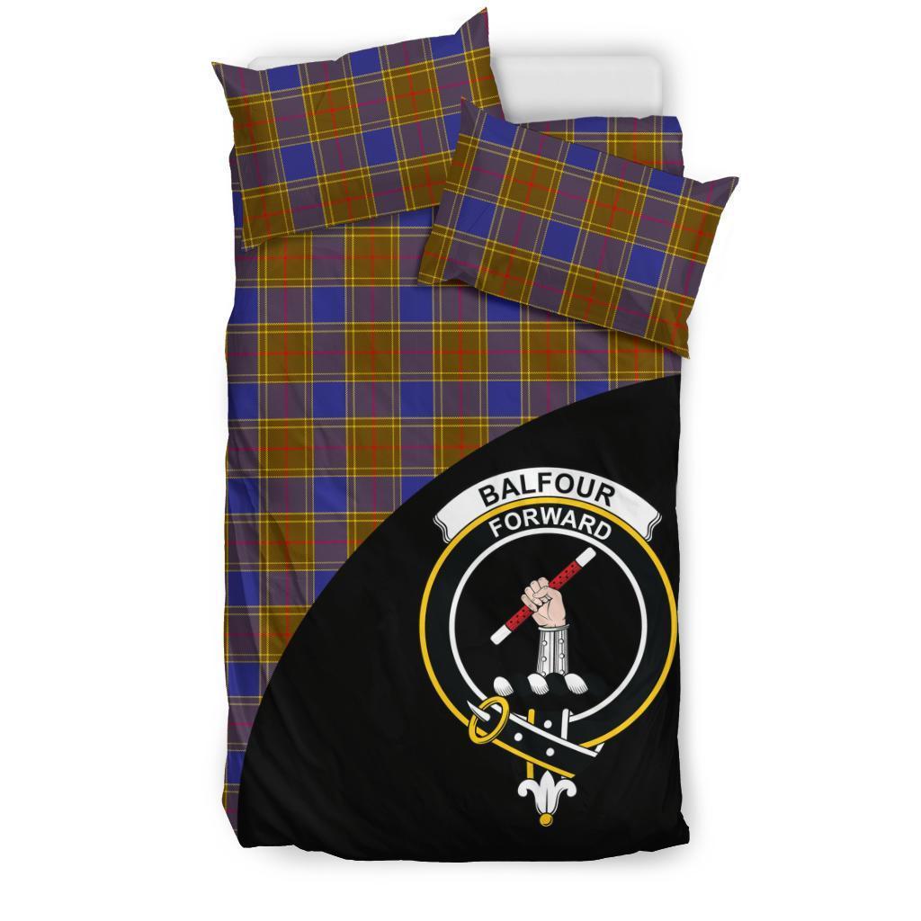 Balfour Modern Family Tartan Crest Wave Style Bedding Set