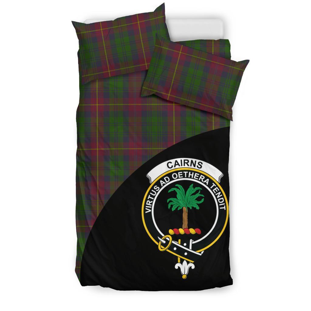 Cairns Family Tartan Crest Wave Style Bedding Set