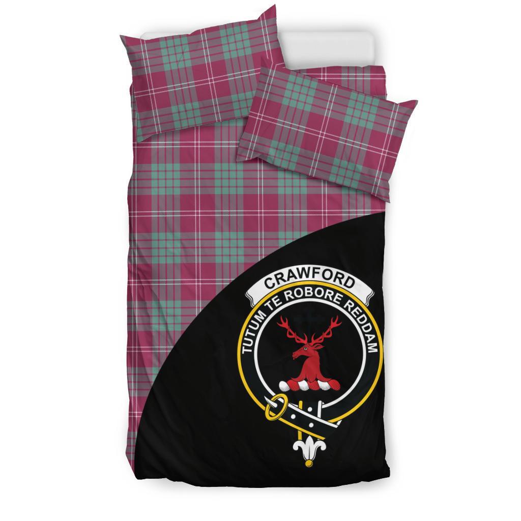 Crawford Ancient Tartan Crest Wave Style Bedding Set