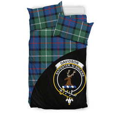 Davidson of Tulloch Tartan Crest Bedding Set