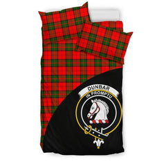 Dunbar Modern Family Tartan Crest Wave Style Bedding Set