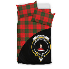 Erskine Modern Family Tartan Crest Wave Style Bedding Set