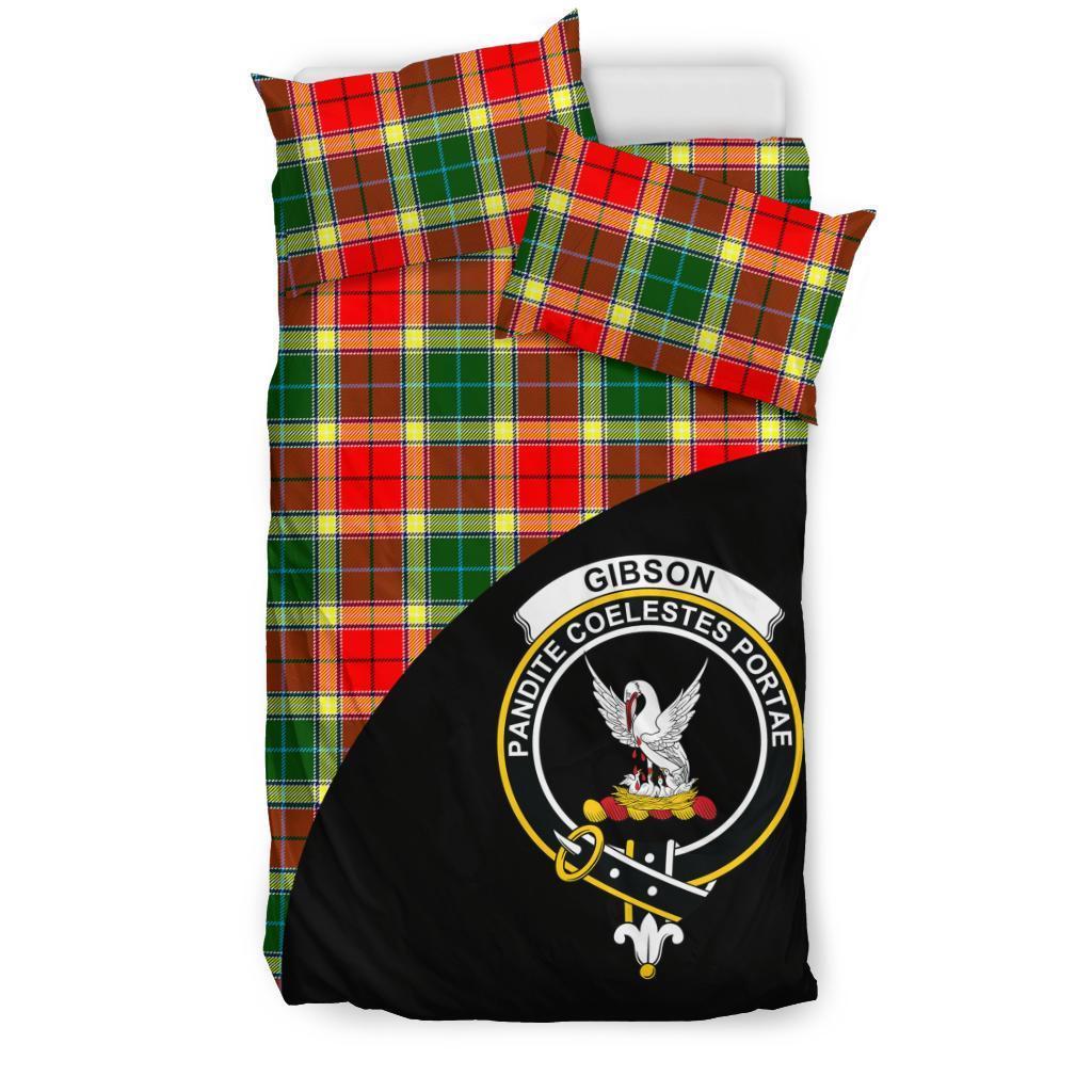 Gibbs Family Tartan Crest Wave Style Bedding Set