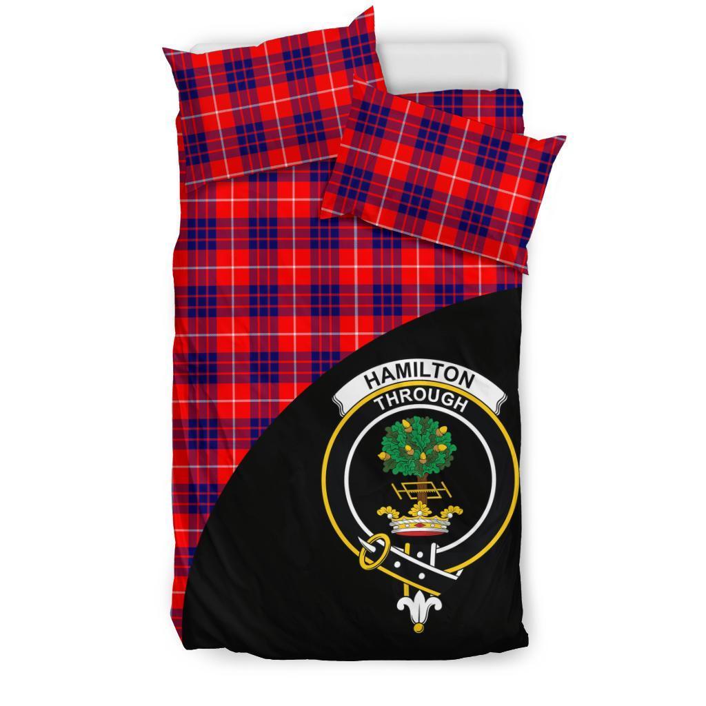 Hamilton Modern Family Tartan Crest Wave Style Bedding Set