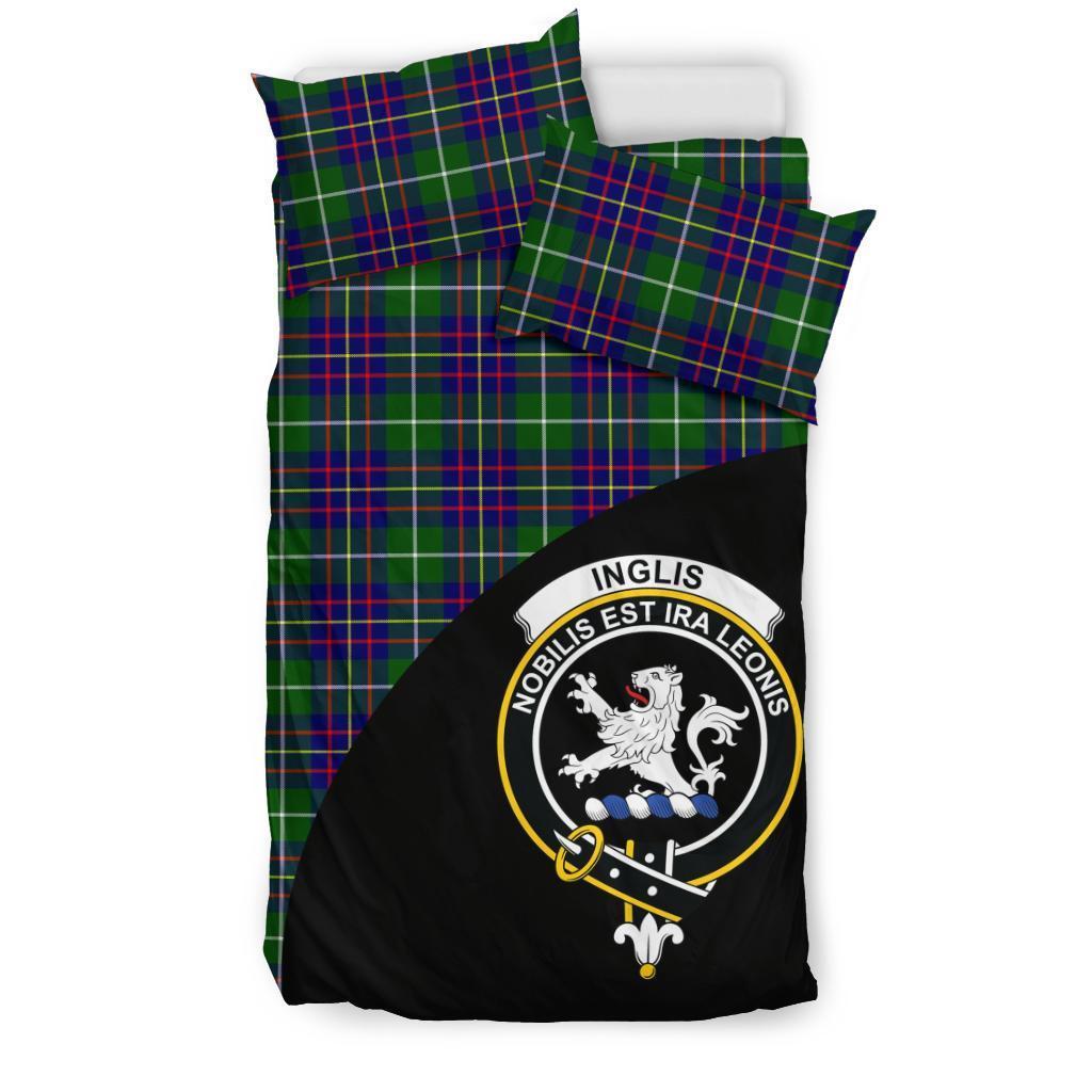 Inglis Modern Family Tartan Crest Wave Style Bedding Set