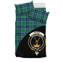 Keith Ancient Tartan Crest Wave Bedding Set