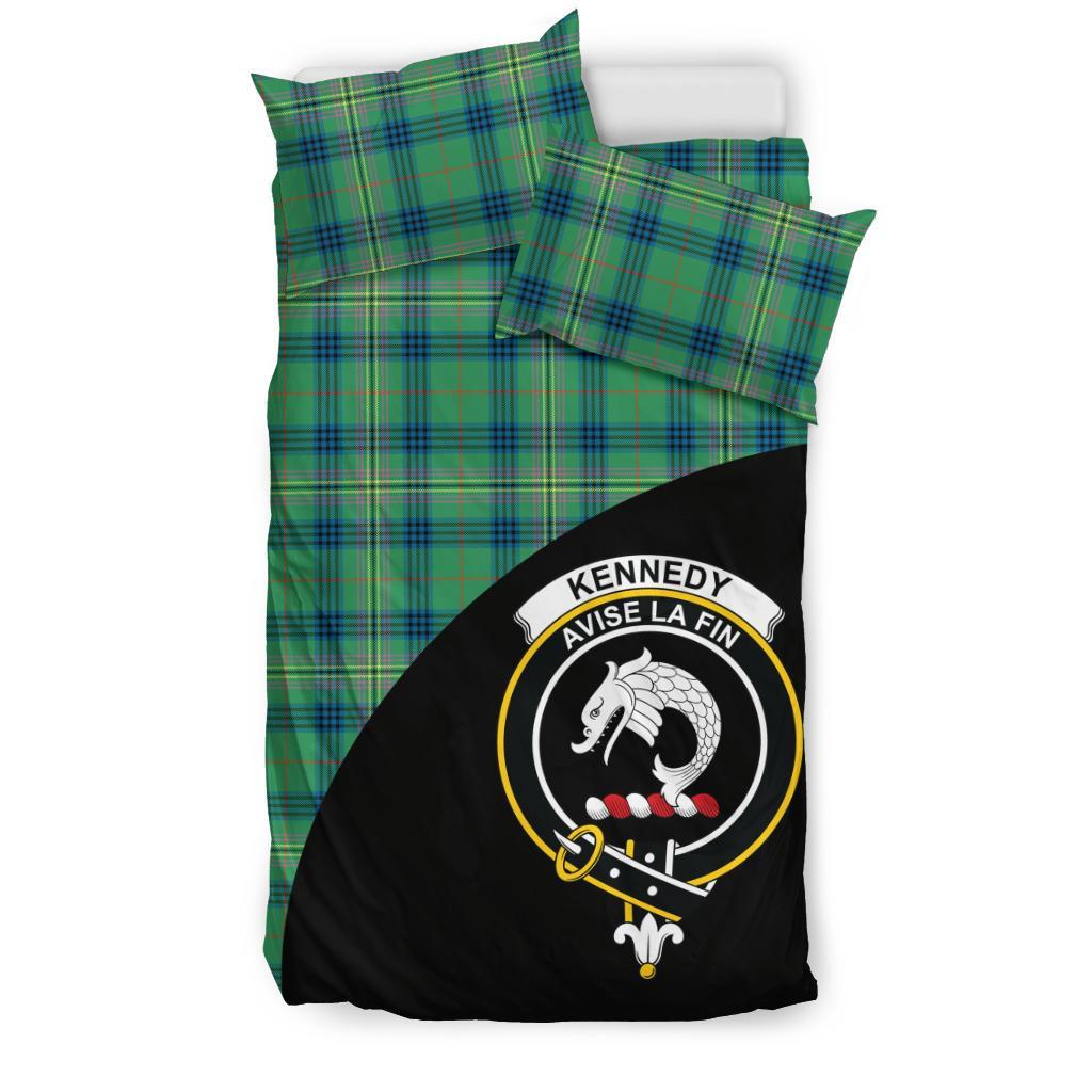 Kennedy Ancient Tartan Crest Wave Bedding Set