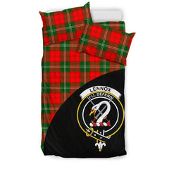 Lennox Modern Family Tartan Crest Wave Style Bedding Set