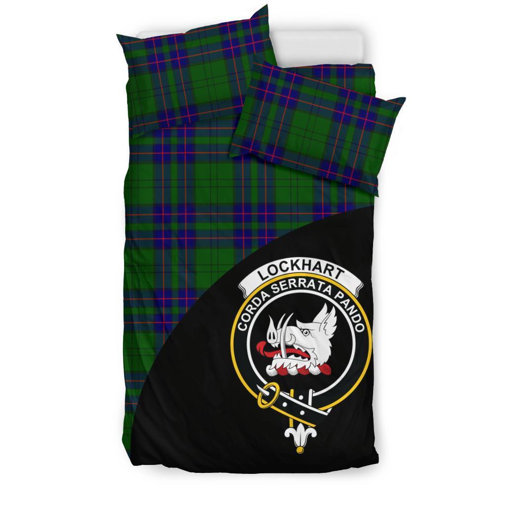 Lockhart Modern Family Tartan Crest Wave Style Bedding Set