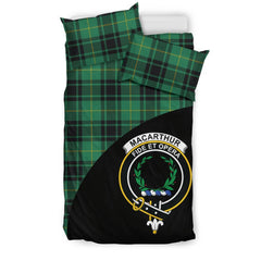 MacArthur Ancient Family Tartan Crest Wave Style Bedding Set