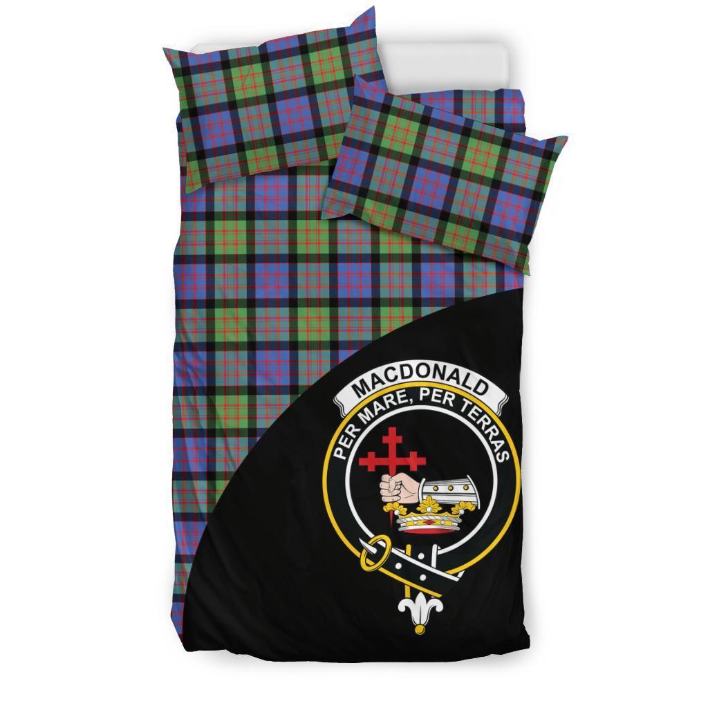 MacDonald Ancient Family Tartan Crest Wave Style Bedding Set