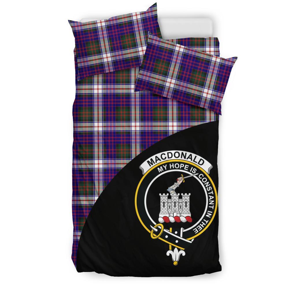 MacDonald Dress Modern Family Tartan Crest Wave Style Bedding Set