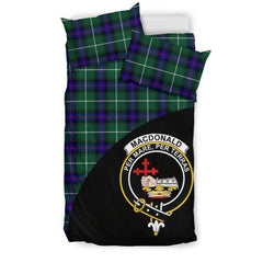 MacDonald of the Isles Hunting Modern Family Tartan Crest Wave Style Bedding Set