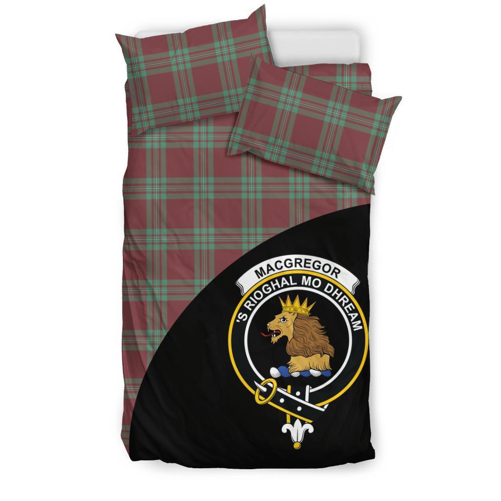 Macgregor Hunting Ancient Tartan Crest Wave Bedding Set