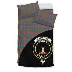 MacIntyre Ancient Family Tartan Crest Wave Style Bedding Set