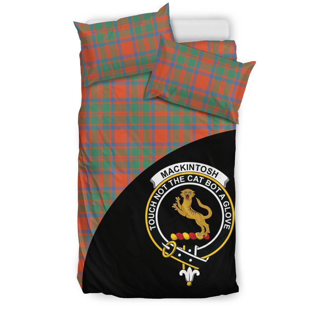 MacKintosh Ancient Family Tartan Crest Wave Style Bedding Set