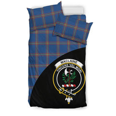 MacLaine of Loch Buie Hunting Ancient Family Tartan Crest Wave Style Bedding Set