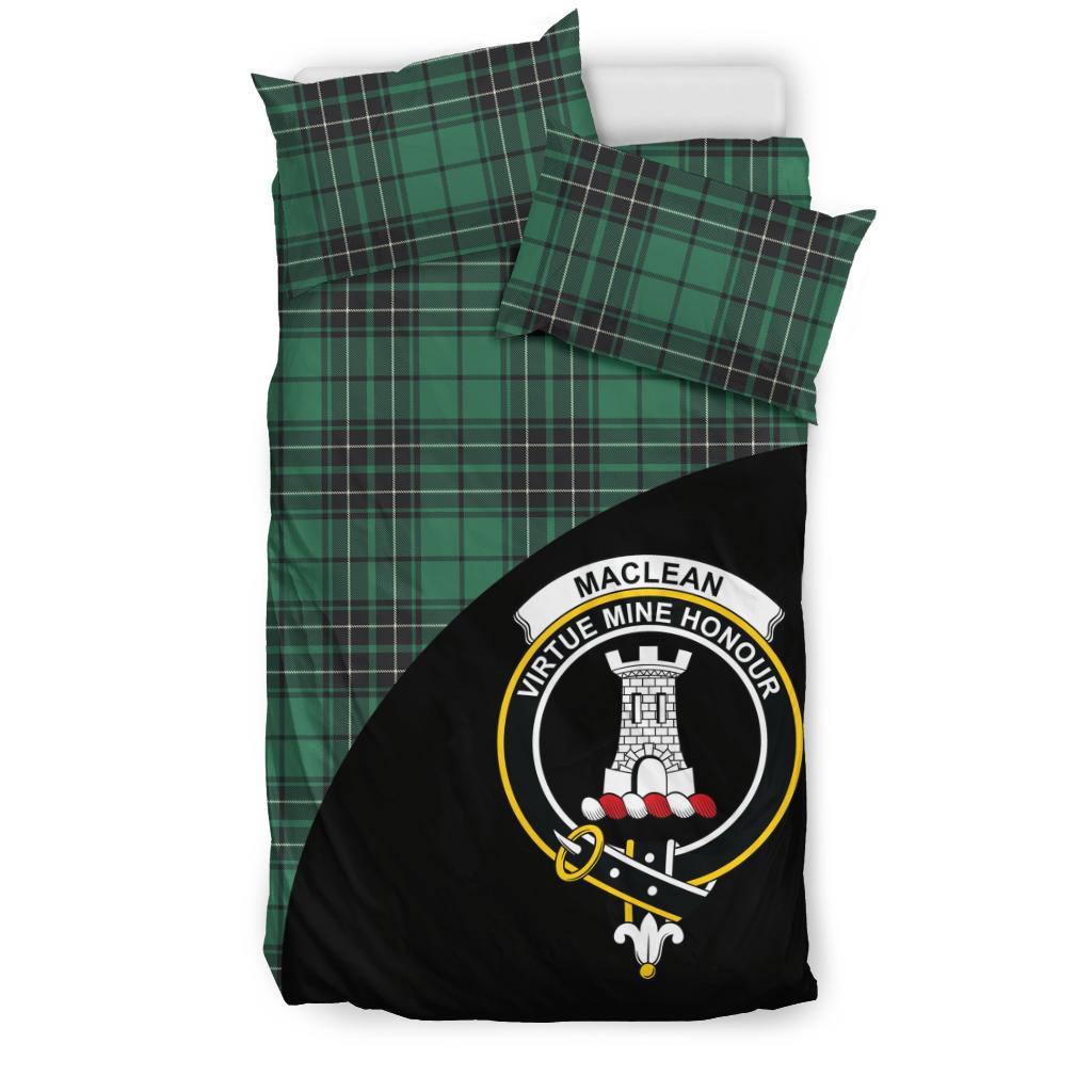 MacLean Hunting Ancient Tartan Crest Bedding Set