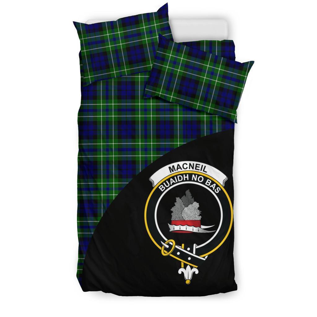 MacNeil of Colonsay Modern Family Tartan Crest Wave Style Bedding Set