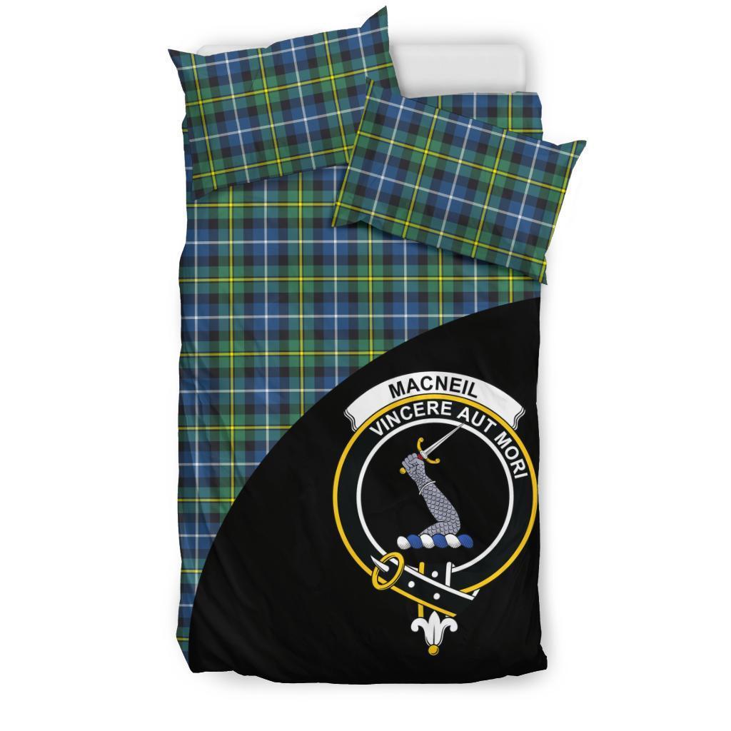 MacNeil of Barra Ancient Family Tartan Crest Wave Style Bedding Set