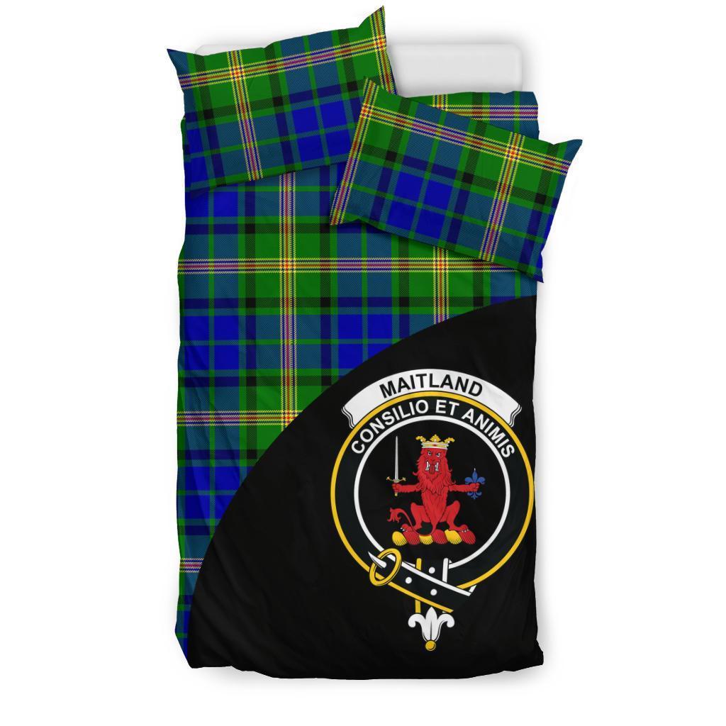 Maitland Family Tartan Crest Wave Style Bedding Set