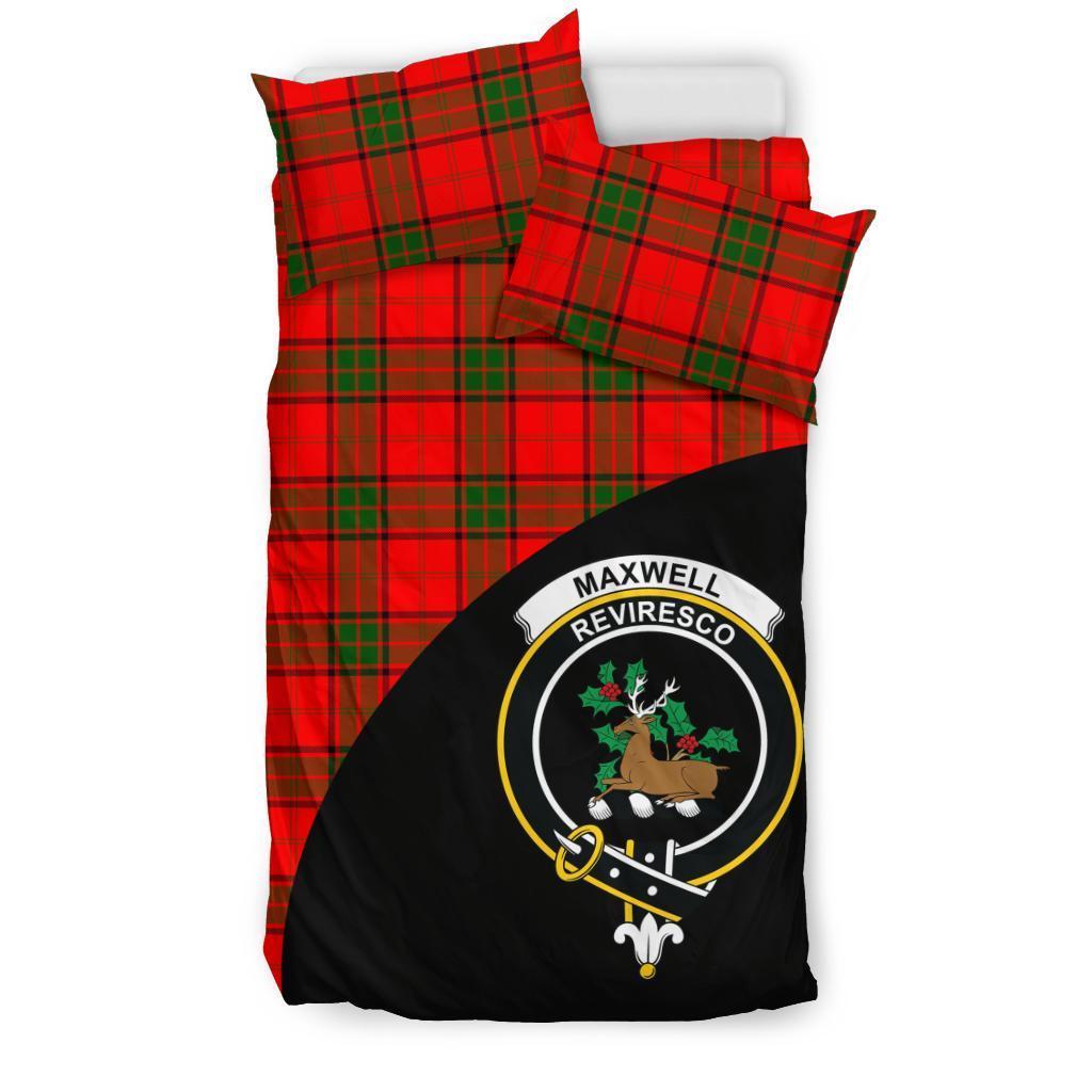 Maxwell Modern Family Tartan Crest Wave Style Bedding Set