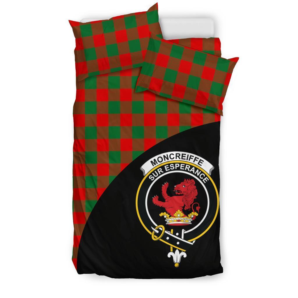 Moncrieffe Family Tartan Crest Wave Style Bedding Set