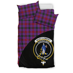 Montgomery Modern Family Tartan Crest Wave Style Bedding Set