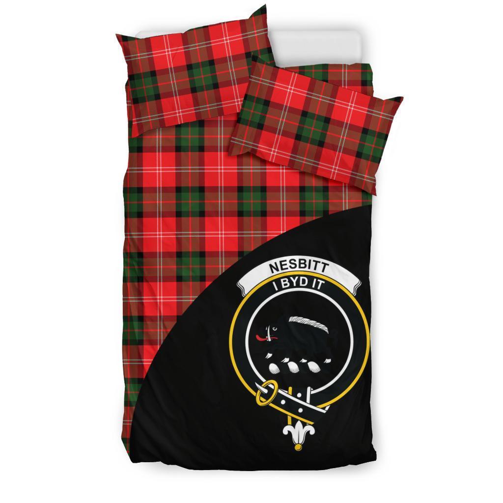 Nesbitt Modern Family Tartan Crest Wave Style Bedding Set