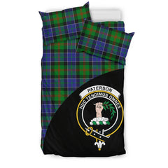 Paterson Family Tartan Crest Wave Style Bedding Set